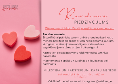 Dāvanu Komplekts: 6 Randiņu Piedzīvojumi
