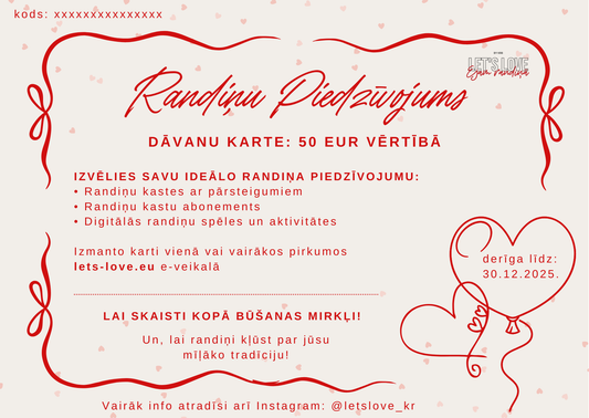 Let's Love Dāvanu Karte